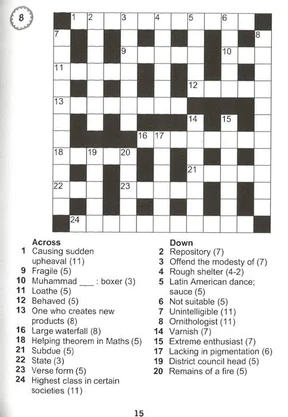 Large Print Crossword - Image 2