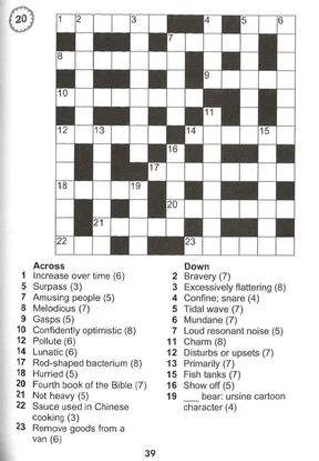 Large Print Crossword - Image 3