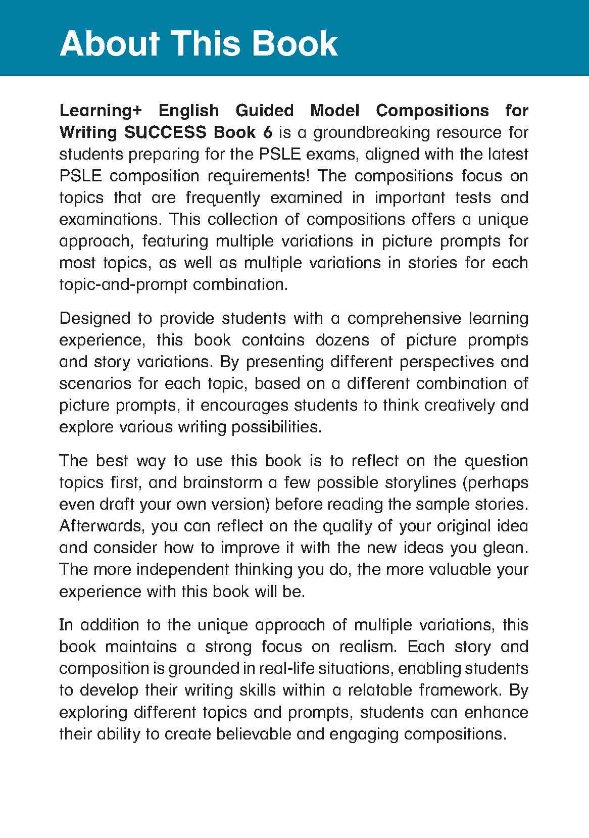 LEARNING+ ENGLISH GUIDED MODEL COMPOSITIONS FOR WRITING SUCCESS Book 6 - Image 2