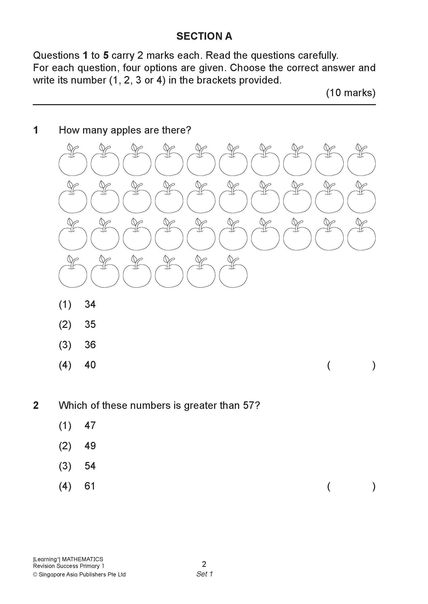 Learning+ Mathematics Revision Success Primary 1 - Image 4