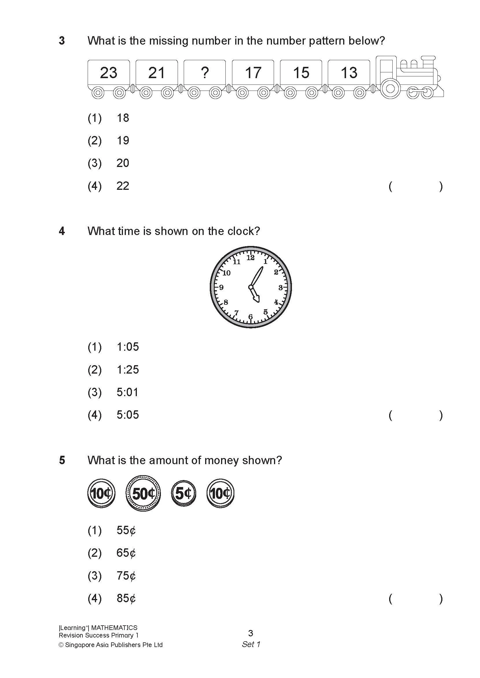 Learning+ Mathematics Revision Success Primary 1 - Image 5