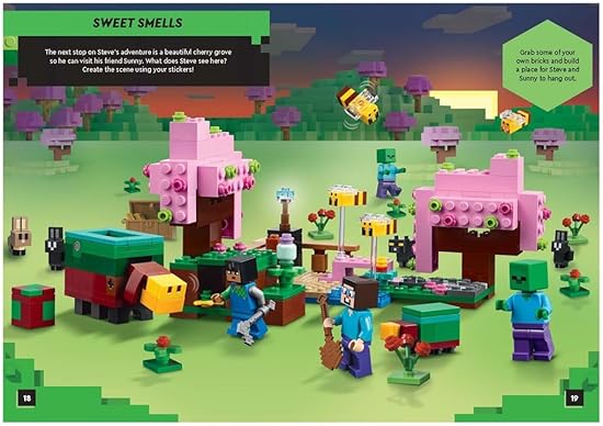 LEGO® Minecraft®: Steve's Netherite Adventure Search & Find Sticker Activity (With Steve Minifigure And Sword) (Lego® Search And Find) – Paperback - Image 4
