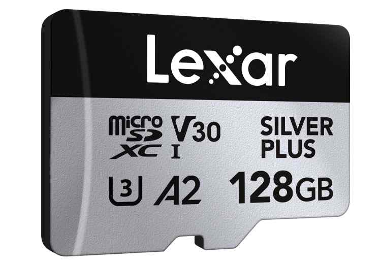 Lexar 128GB Silver Plus C10 R205/W150 Memory Card - Image 3