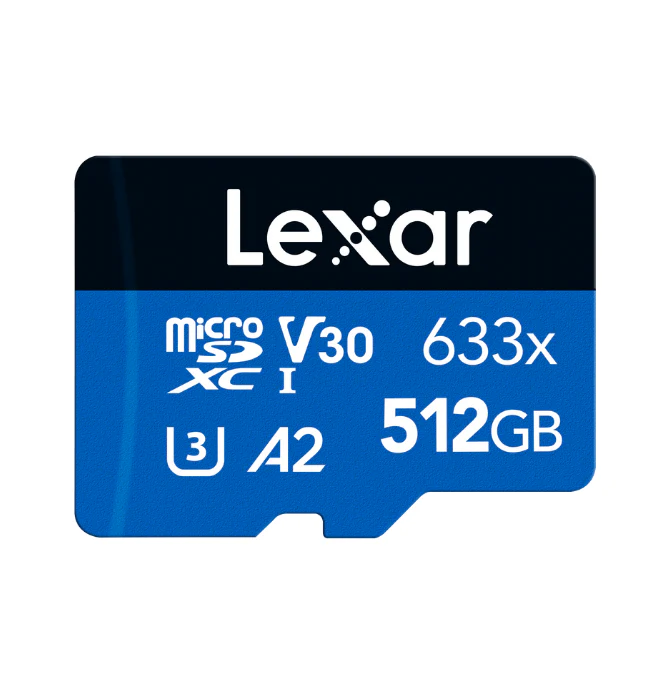 Lexar High-Performance 633x microSDHC/microSDXC UHS-I Card 64GB/128GB/256GB/512GB