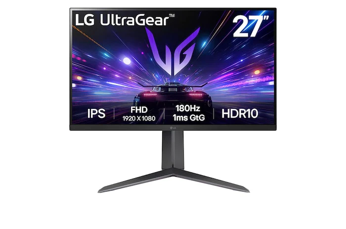 LG 27GS65F-B 27” UltraGear™ 180Hz FHD Gaming Monitor