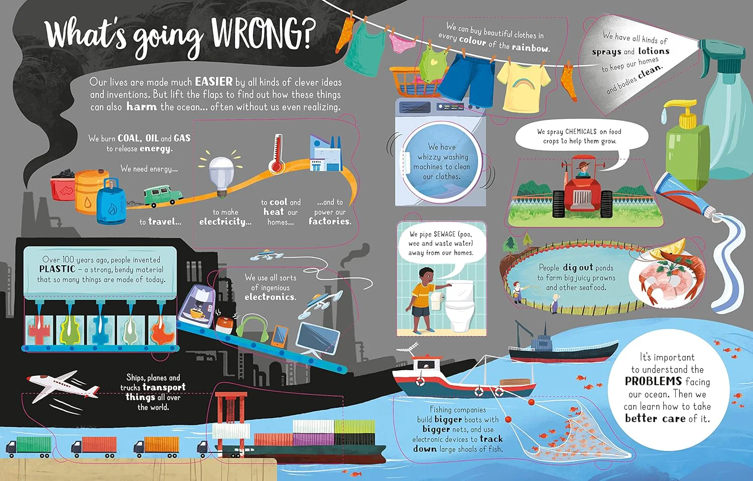 Lift-the-Flap Looking After Our Ocean (Board Book) - Image 3