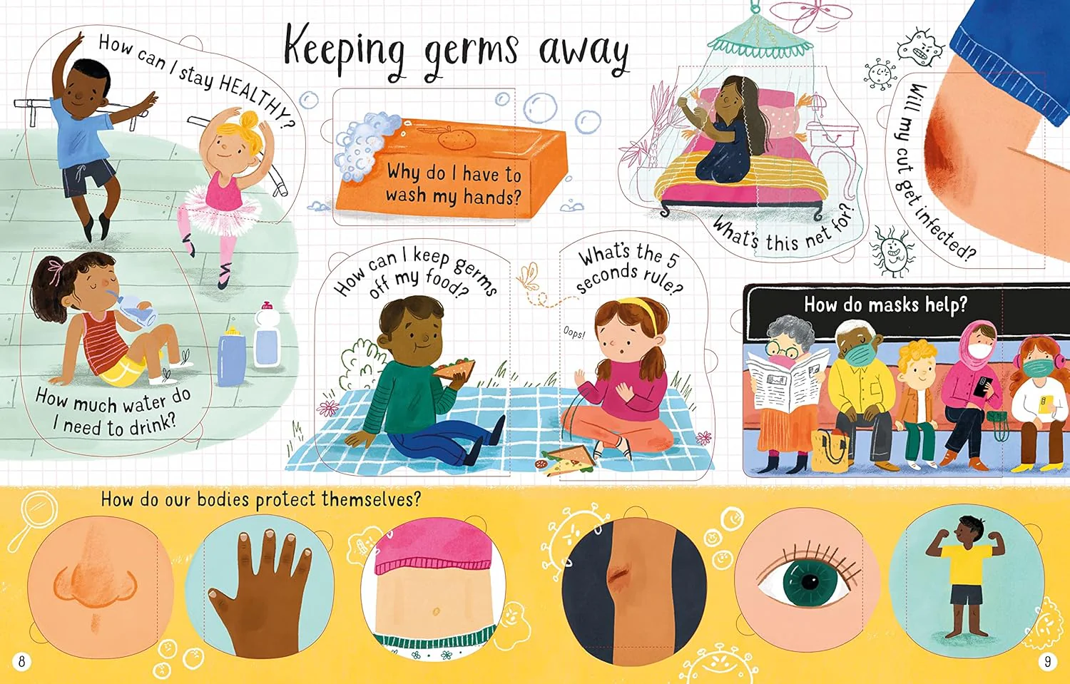 Lift-the-flap Questions and Answers about Germs - Image 2