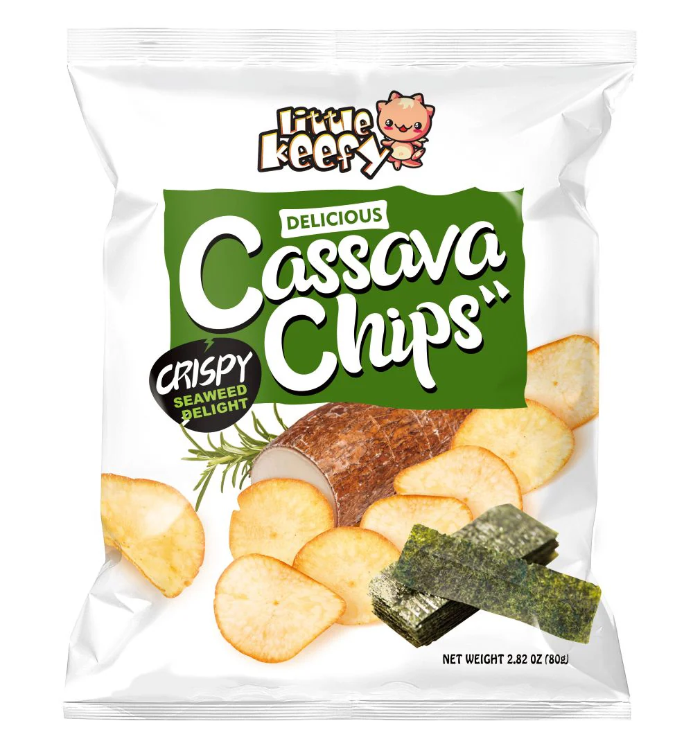LITTLE KEEFY CASSAVA CHIPS SPICY BBQ 80G - Image 3