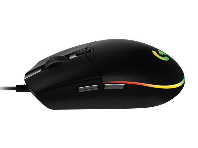 Logitech G203 LIGHTSYNC RGB 6 Button Gaming Mouse - Black - Image 2