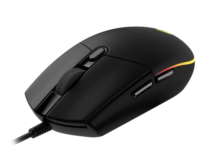 Logitech G203 LIGHTSYNC RGB 6 Button Gaming Mouse - Black - Image 3