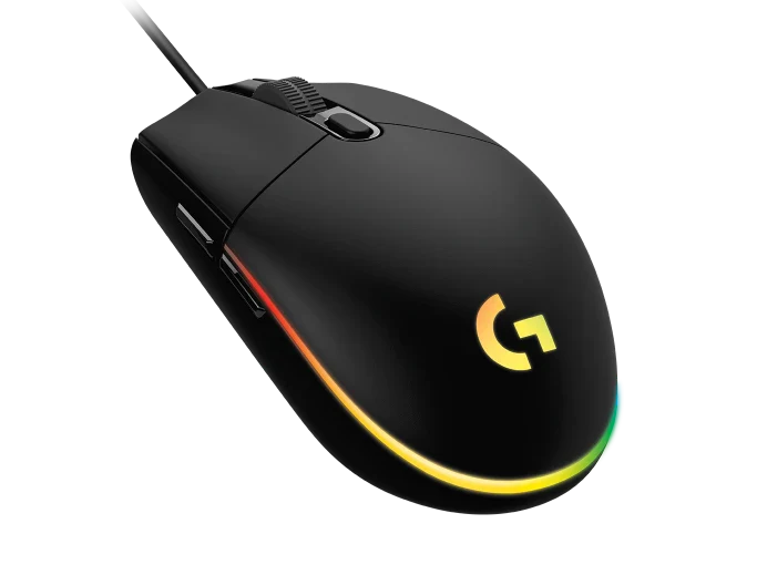 Logitech G203 LIGHTSYNC RGB 6 Button Gaming Mouse - Black - Image 5