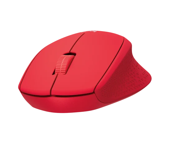 Logitech M331 Silent Plus Wireless Mouse Red - Image 5