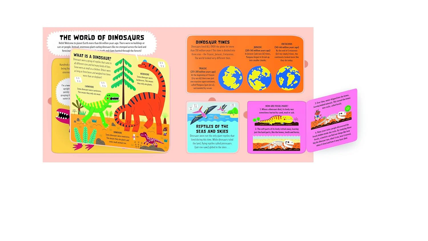 Lonely Planet Kids My First Lift-the-Flap Dinosaur Atlas: Contains Over 50 Flaps to Lift - Image 2