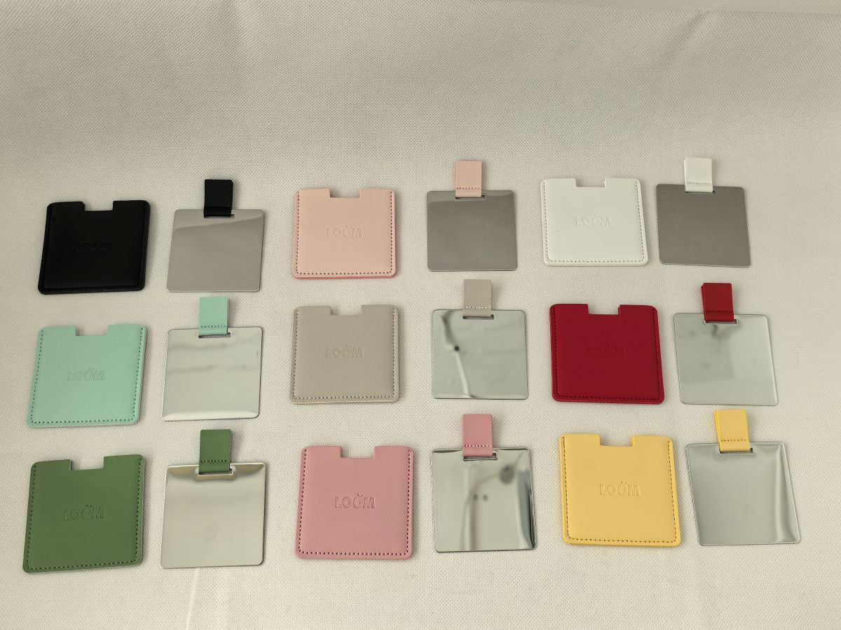 Loom Pu Cover Mirror Square Hl035 - Image 2
