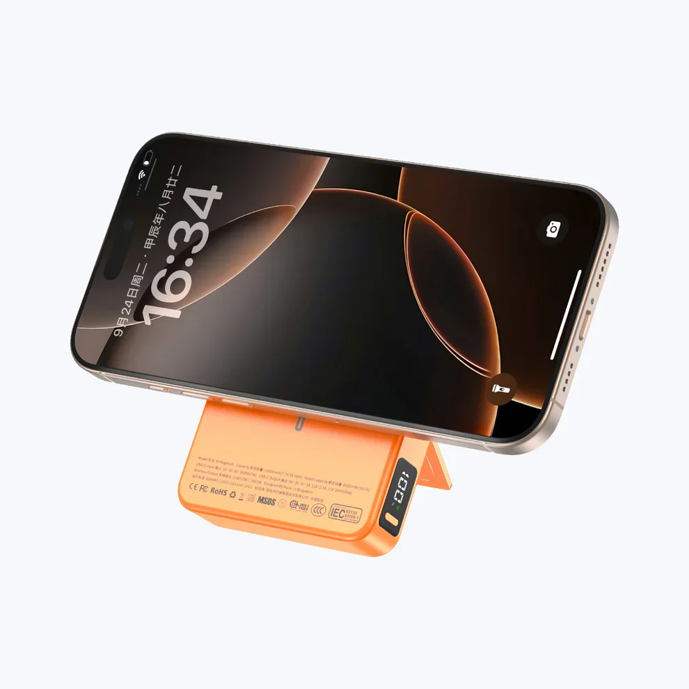 Mazer MagAir20 10000 mAh Magnetic Wireless Power Bank (CCC Certified) - BlackGrey - Image 19