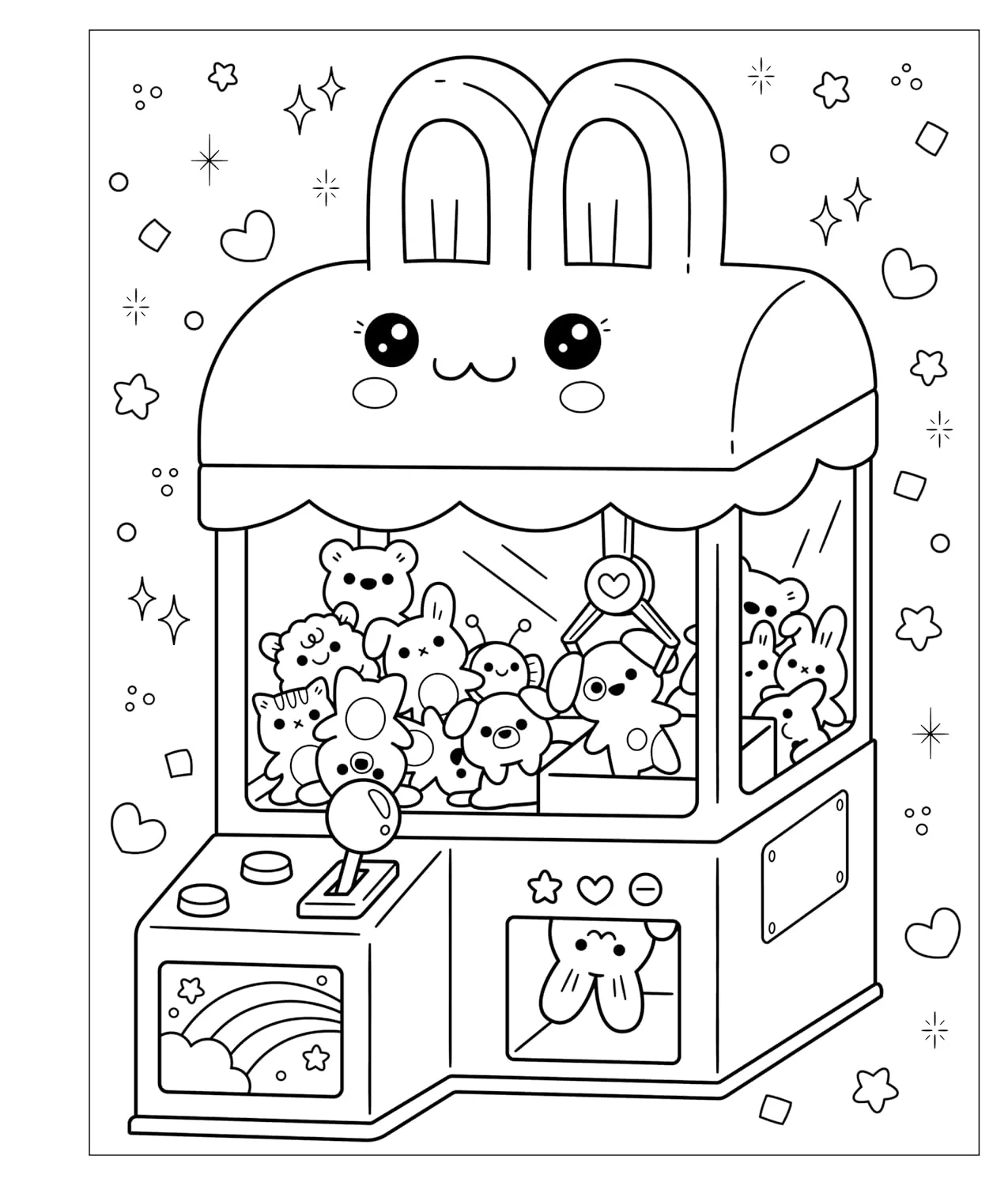 Mangatopia: Bunnies and Boba: A Sweet and Snuggly Coloring Book - Image 2