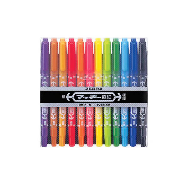 MARKER MCKIE EXTRA FINE 12 COL E.F12C