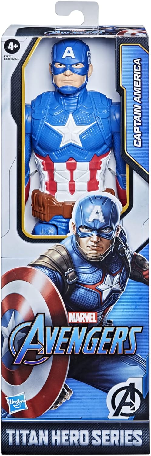 MARVEL AVENGERS TITAN HERO SERIES CAPTAIN AMERICA ACTION FIGURE - Image 2