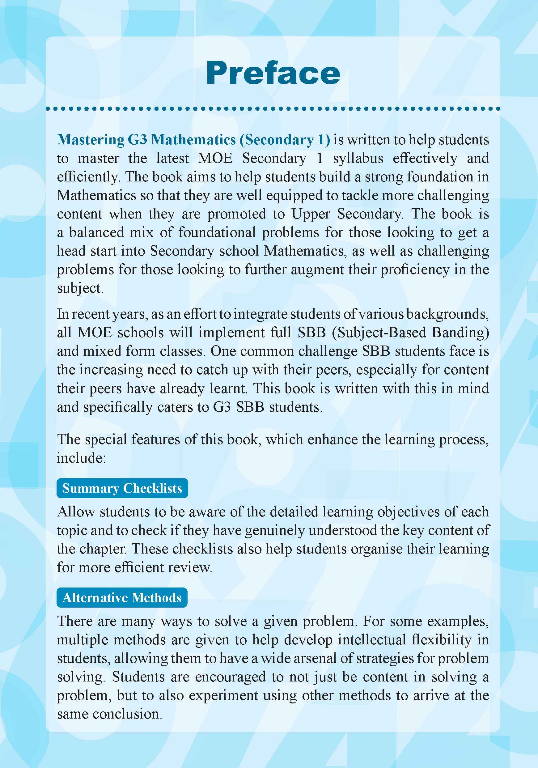Mastering G3 ELEMENTARY MATHEMATICS Secondary 1 - Image 2