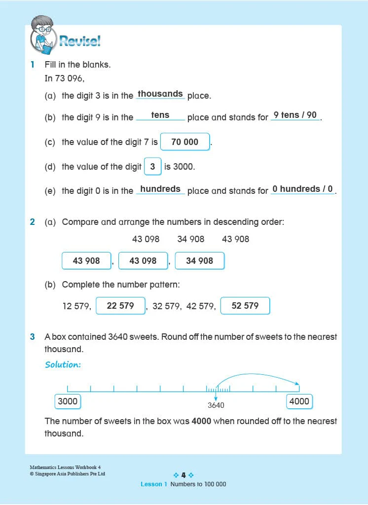 Mathematics Lessons Workbook 4 - Image 4