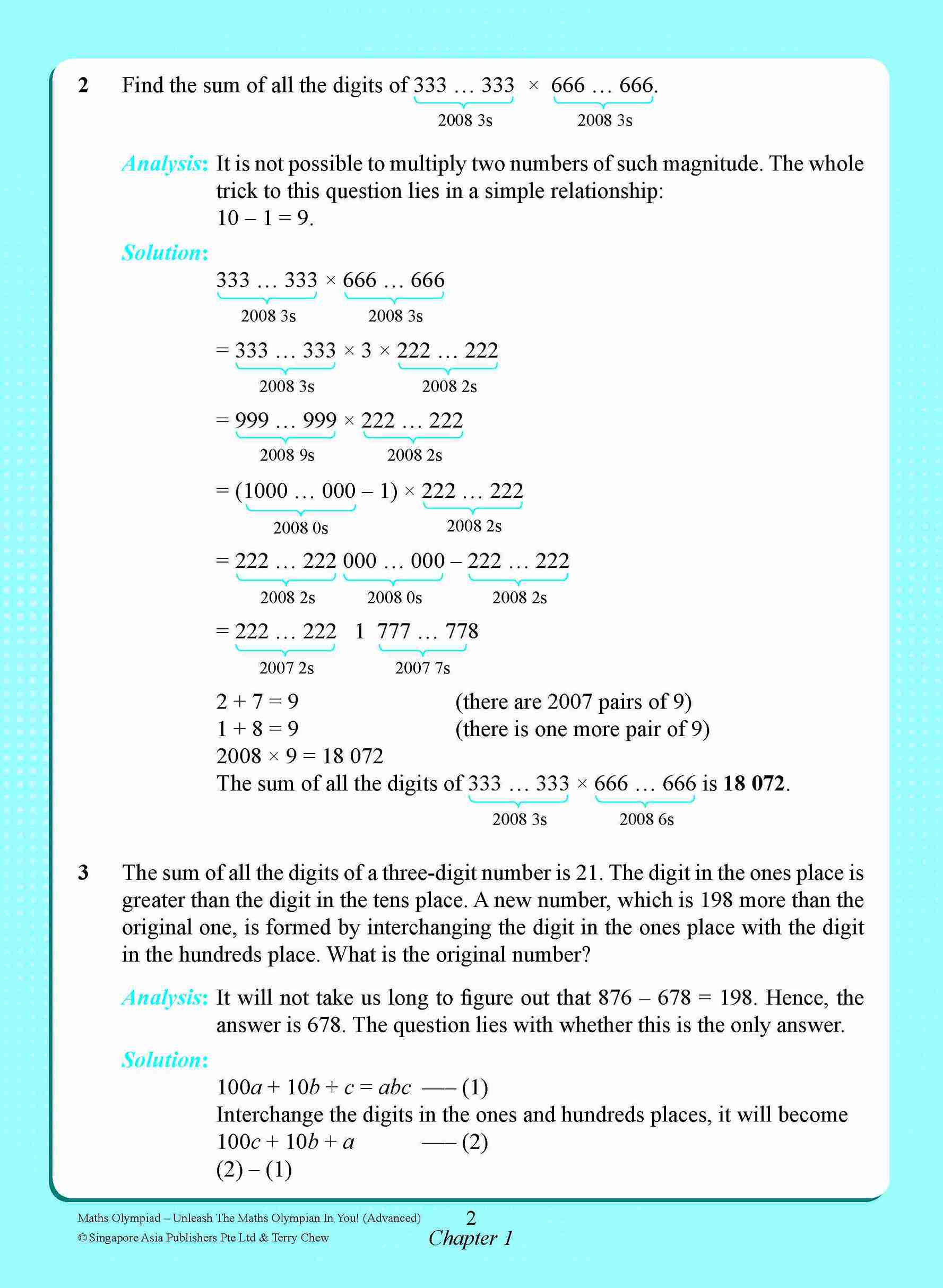 Maths Olympiad Advanced (Primary 5&6, Suitable For 11-13 Years Old) - Image 4
