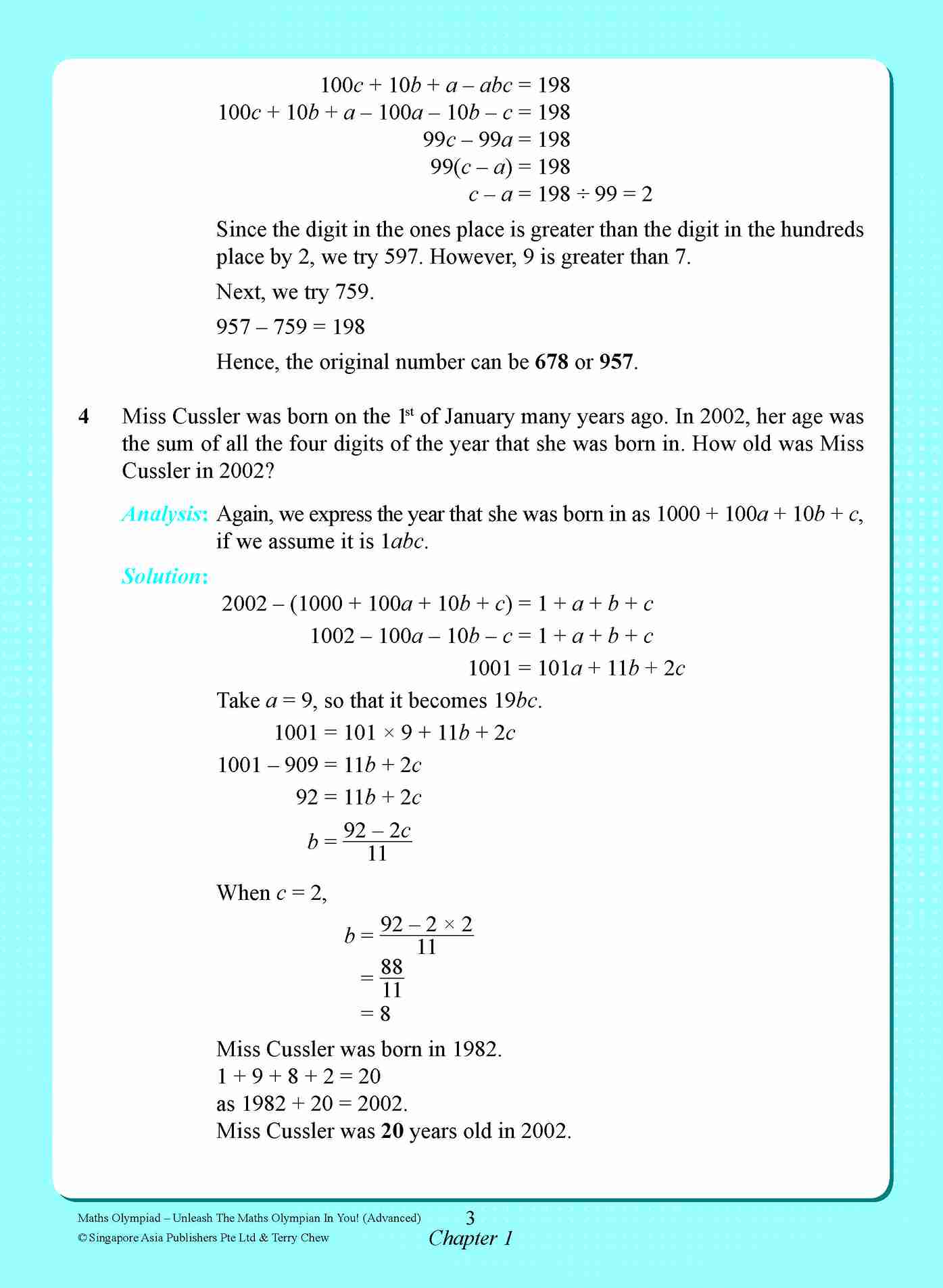 Maths Olympiad Advanced (Primary 5&6, Suitable For 11-13 Years Old) - Image 5
