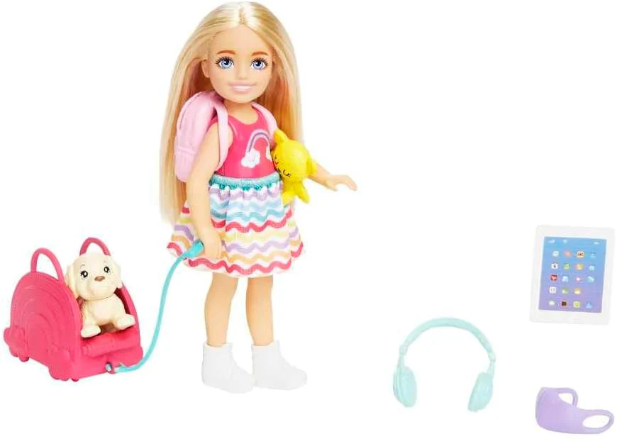 MATTEL BARBIE CHELSEA SMALL DOLL N 6 ACCESSORIES - Image 4