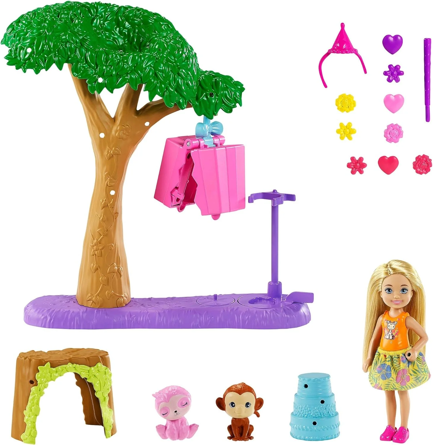 MATTEL BARBIE CHELSEA THE LOST BIRTHDAY PINATA PARTY FUN SURPRISE PLAYSET - Image 2