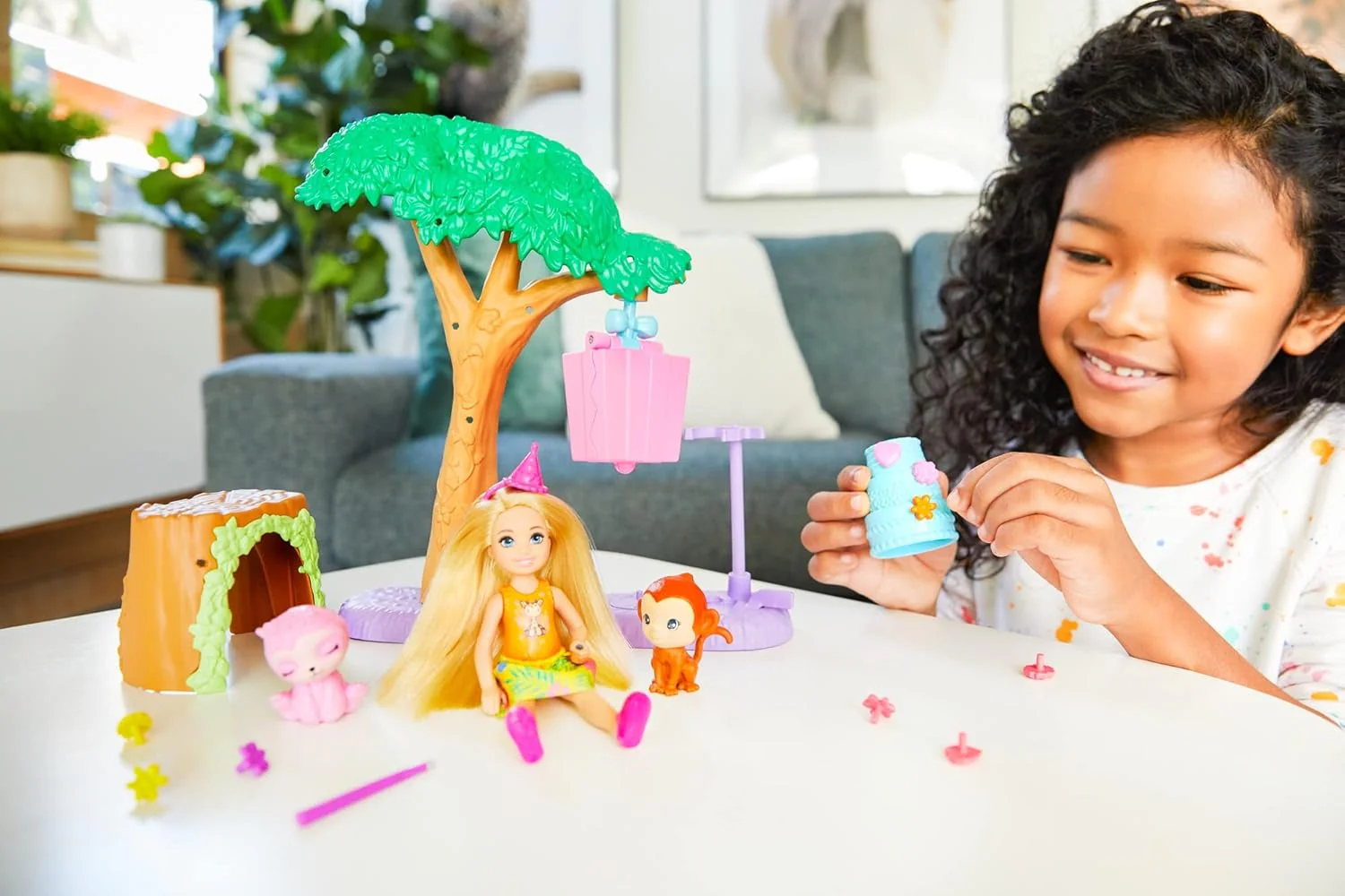 MATTEL BARBIE CHELSEA THE LOST BIRTHDAY PINATA PARTY FUN SURPRISE PLAYSET - Image 4