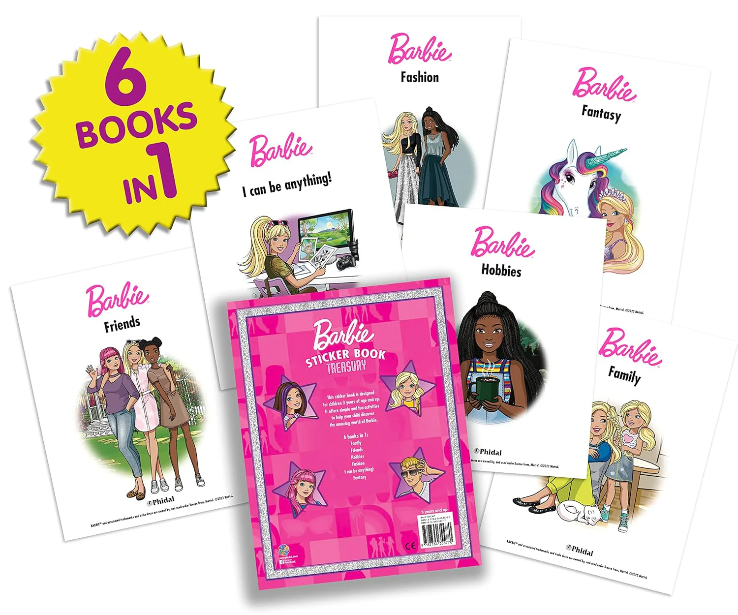 Mattel Barbie Sticker Book Treasury - Image 5