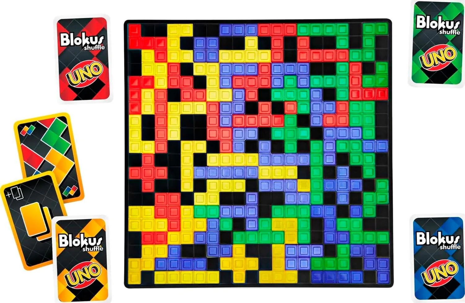 MATTEL BLOKUS SHUFFLE UNO EDITION - Image 2
