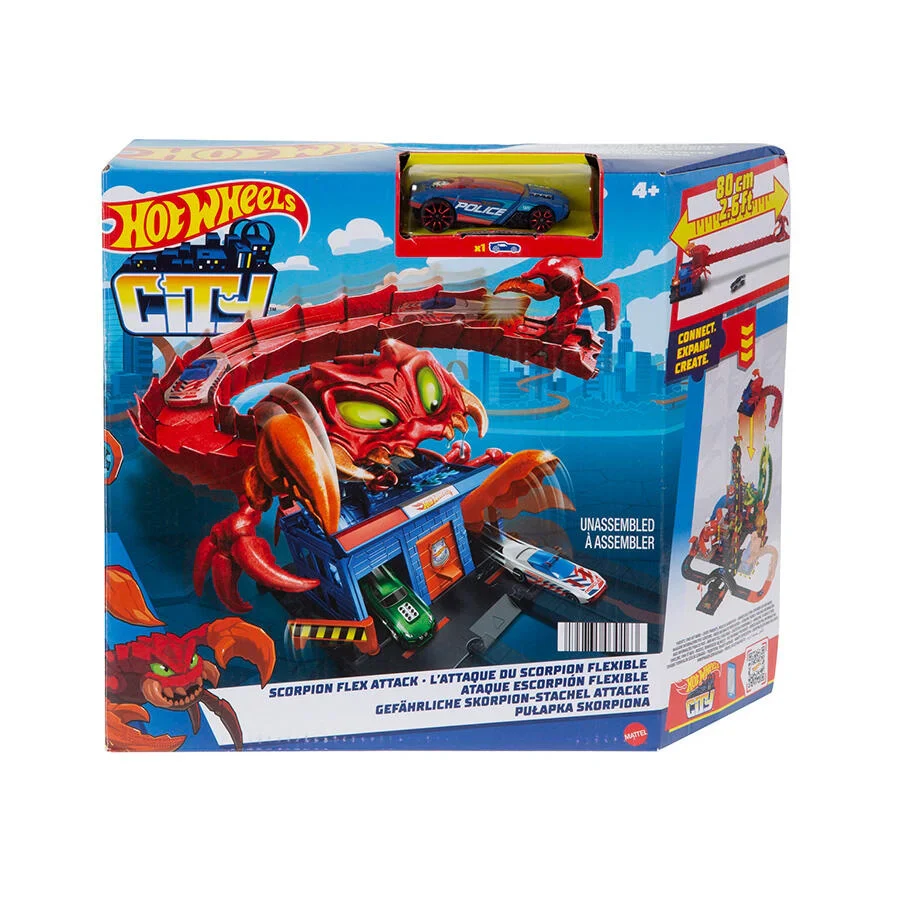MATTEL HOT WHEELS CITY NAMESIS ATTACK PLAYSET ASSORTED - Image 4