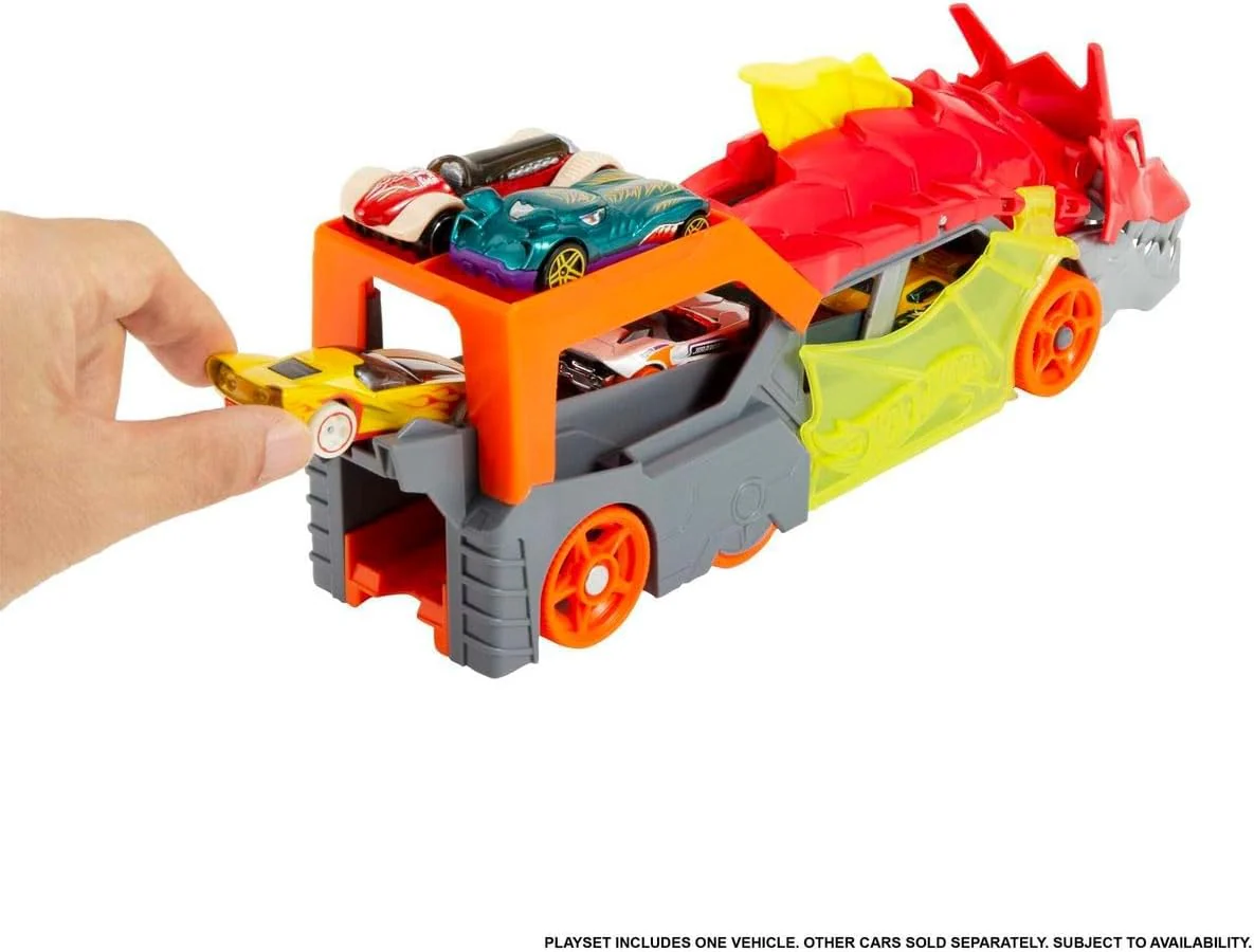 MATTEL HOT WHEELS DRAGON LAUNCH TRANSPORTER - Image 2