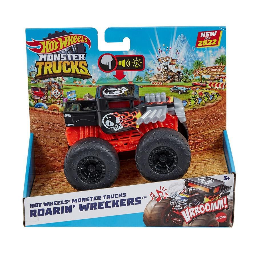 MATTEL HOT WHEELS MONSTER TRUCKS ROARIN WRECKERS ASSORTED - Image 2