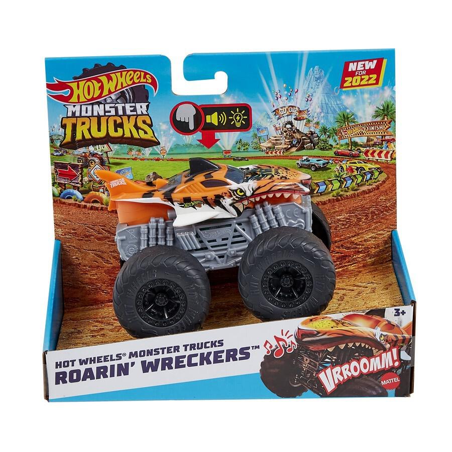 MATTEL HOT WHEELS MONSTER TRUCKS ROARIN WRECKERS ASSORTED - Image 3
