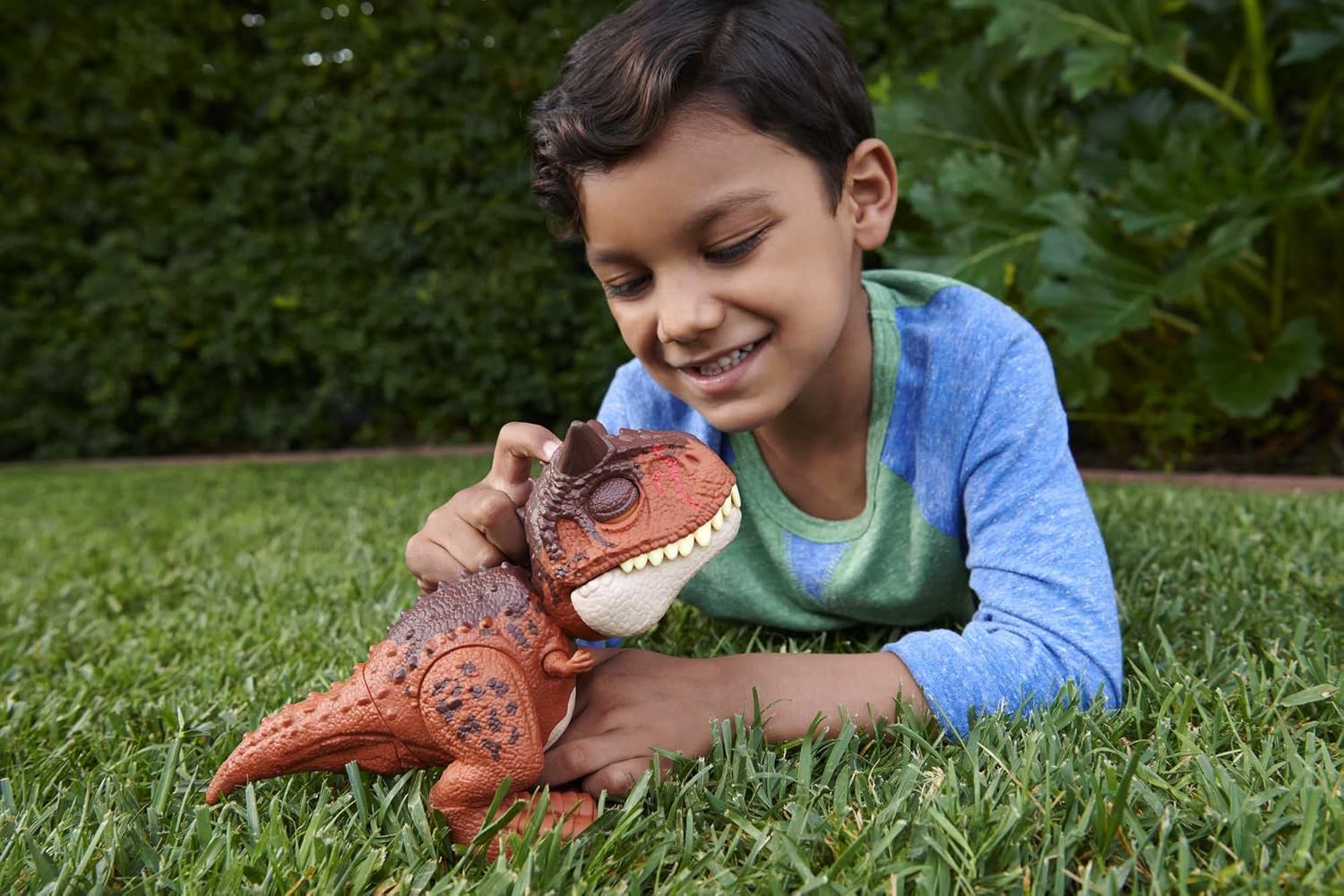 MATTEL JURASSIC WORLD WORLD WILD CHOMPIN CARNOTAURUS TORO FIGURE TOY - Image 2