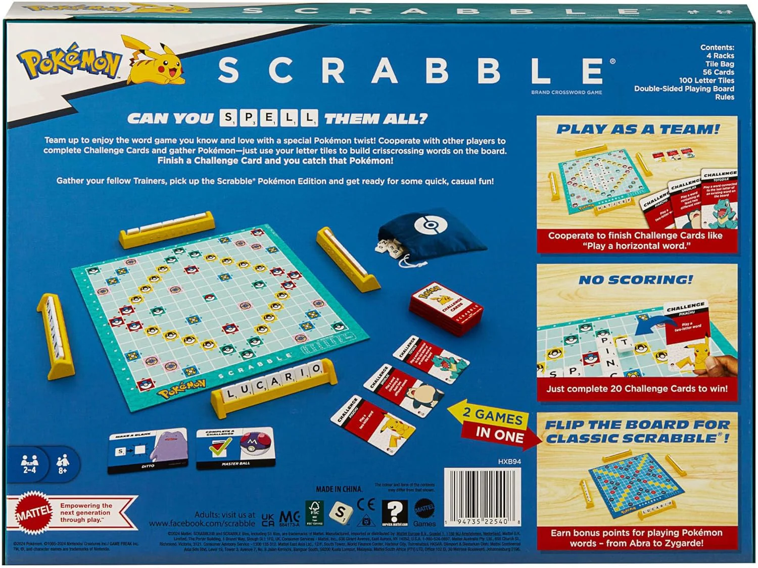 MATTEL SCRABBLE POKEMON - Image 3