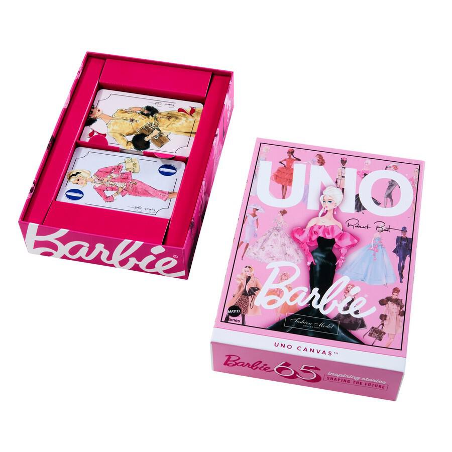 MATTEL UNO CANVAS BARBIE CARD GAME - Image 2