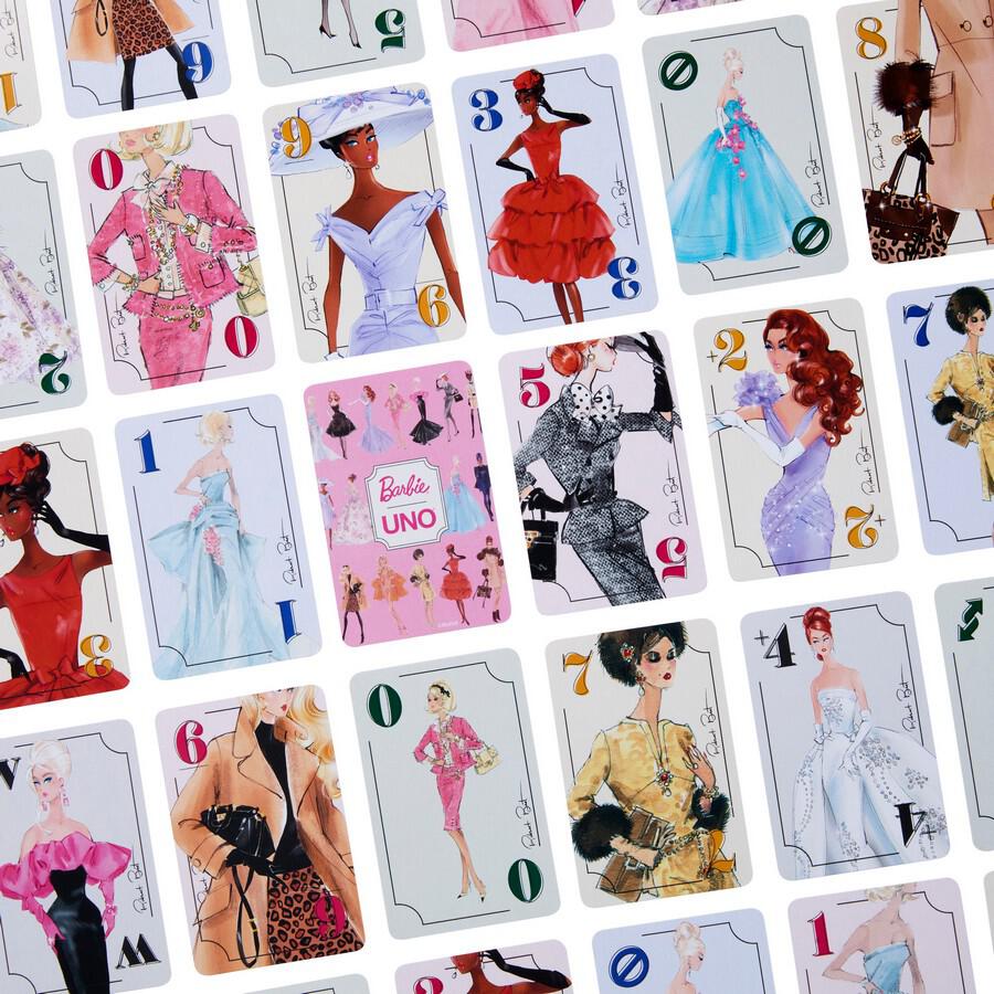 MATTEL UNO CANVAS BARBIE CARD GAME - Image 4