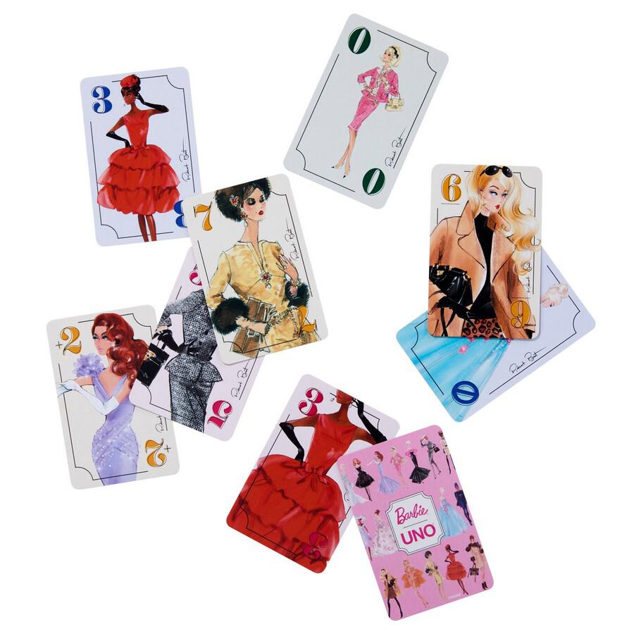 MATTEL UNO CANVAS BARBIE CARD GAME - Image 5