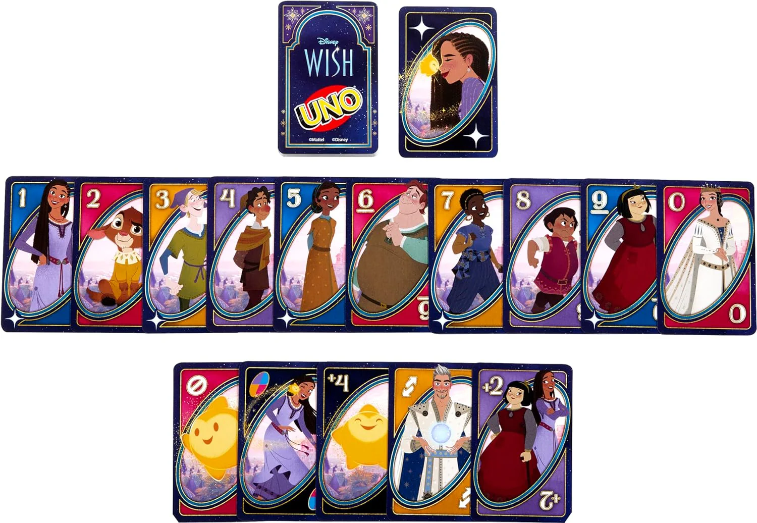 MATTEL UNO DISNEY WISH CARD GAME - Image 5