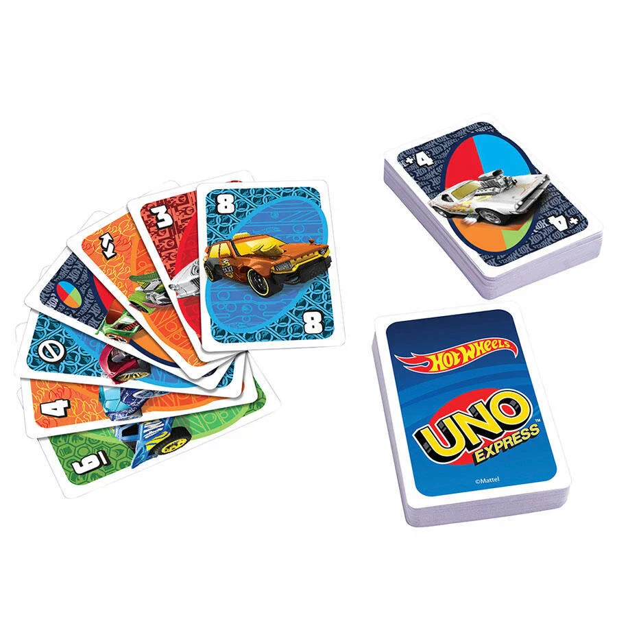 MATTEL UNO EXPRESS HOT WHEELS CARD GAME - Image 2