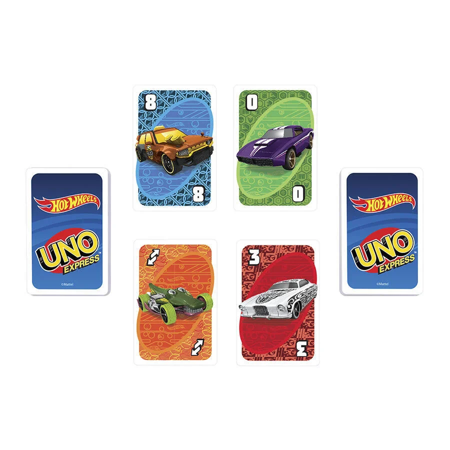 MATTEL UNO EXPRESS HOT WHEELS CARD GAME - Image 4