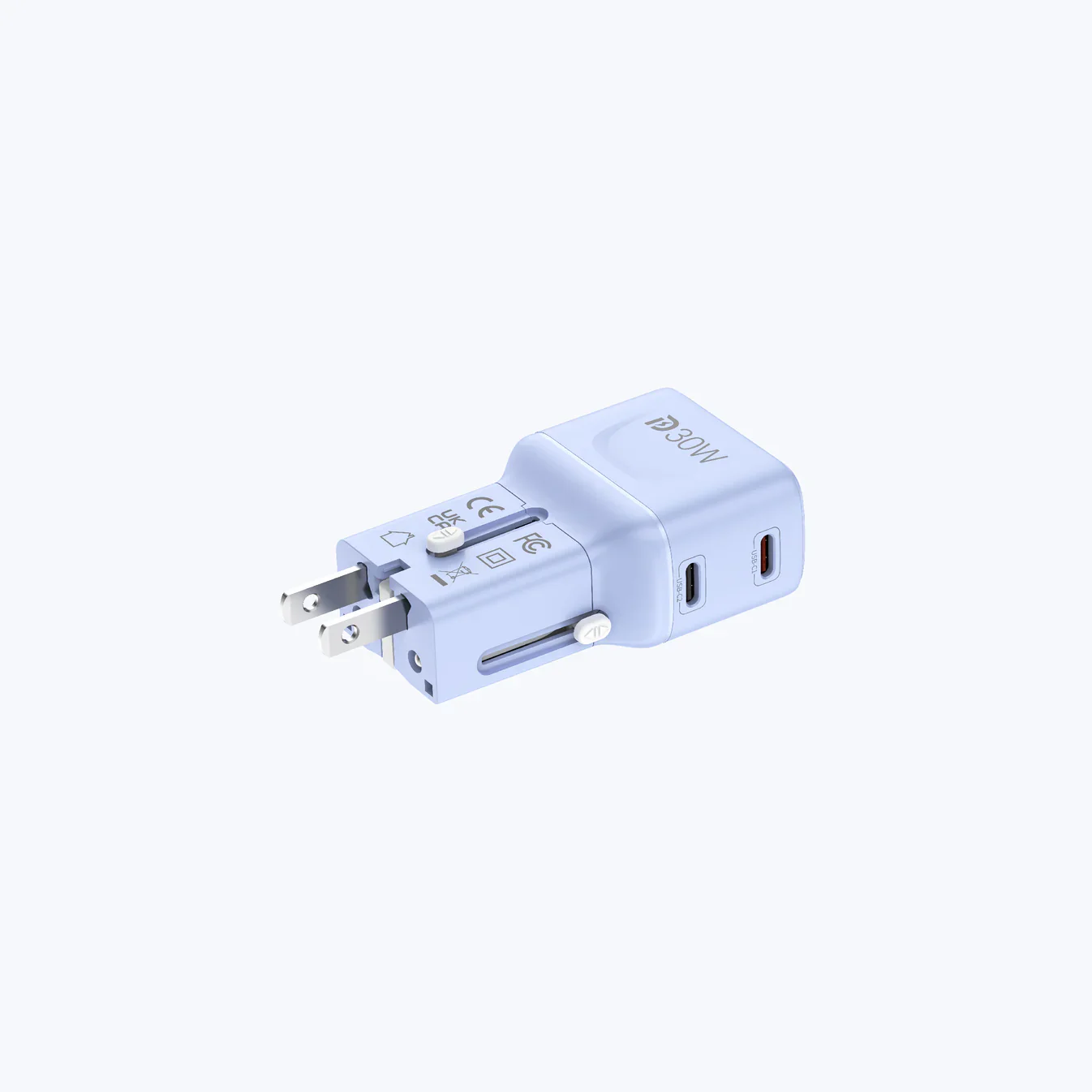 Mazer InfiniteTravel Pocket GaN PD65W 2C Travel Charger - Image 7