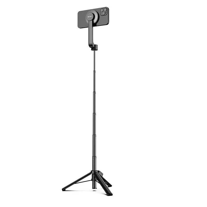Mazer M-MS20L-BK 1.2M Foldable Magnetic Selfie Stick, BT Remote (Black) - Image 3