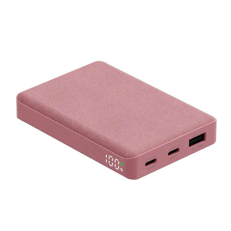 Mazer M-PC35W10.0V3-BK 10000mAh PD35W/PPS33W 2C+1A Powerbank (Pink) - Image 2