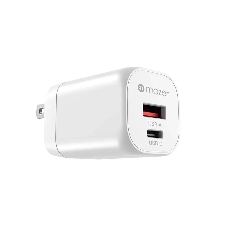 Mazer PD35W Travel Adapter with Changeable Plugs - White - Image 2