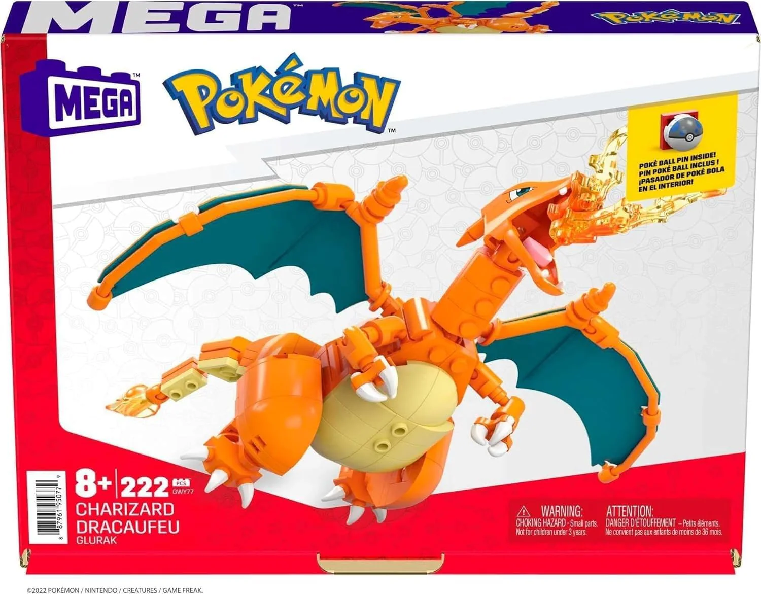 MEGA CONSTRUX POKÉMON CHARIZARD CONSTRUCTION TOY - Image 4