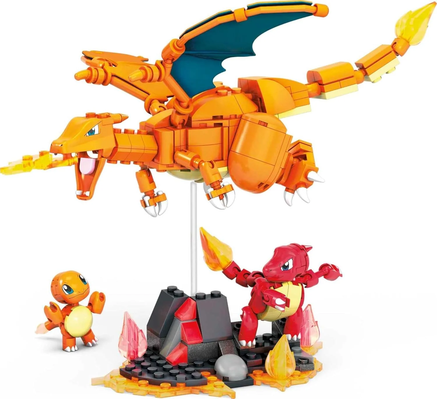 MEGA CONSTRUX POKEMON CHARMANDER EVOLUTION SET - Image 3