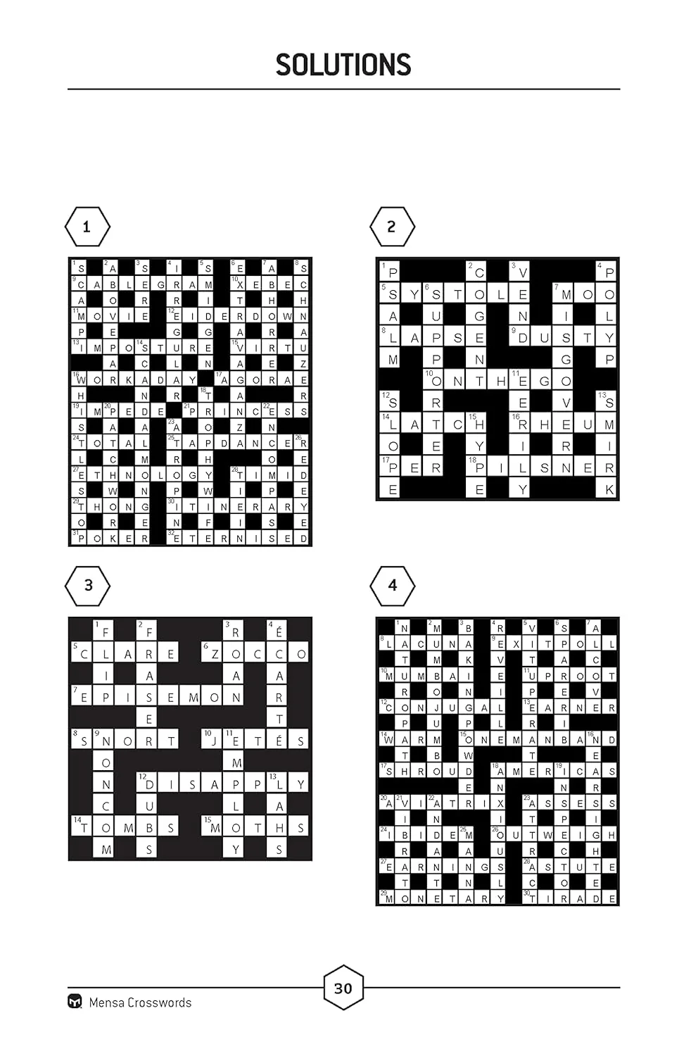 Mensa Crosswords: Test your word power with more than 100 puzzles - Image 5